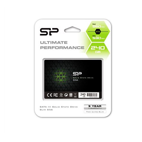 Silicon Power | S56 | 240 GB | SSD form factor 2.5"" | SSD interface SATA | Read speed 460 MB/s | Write speed 450 MB/s - 2